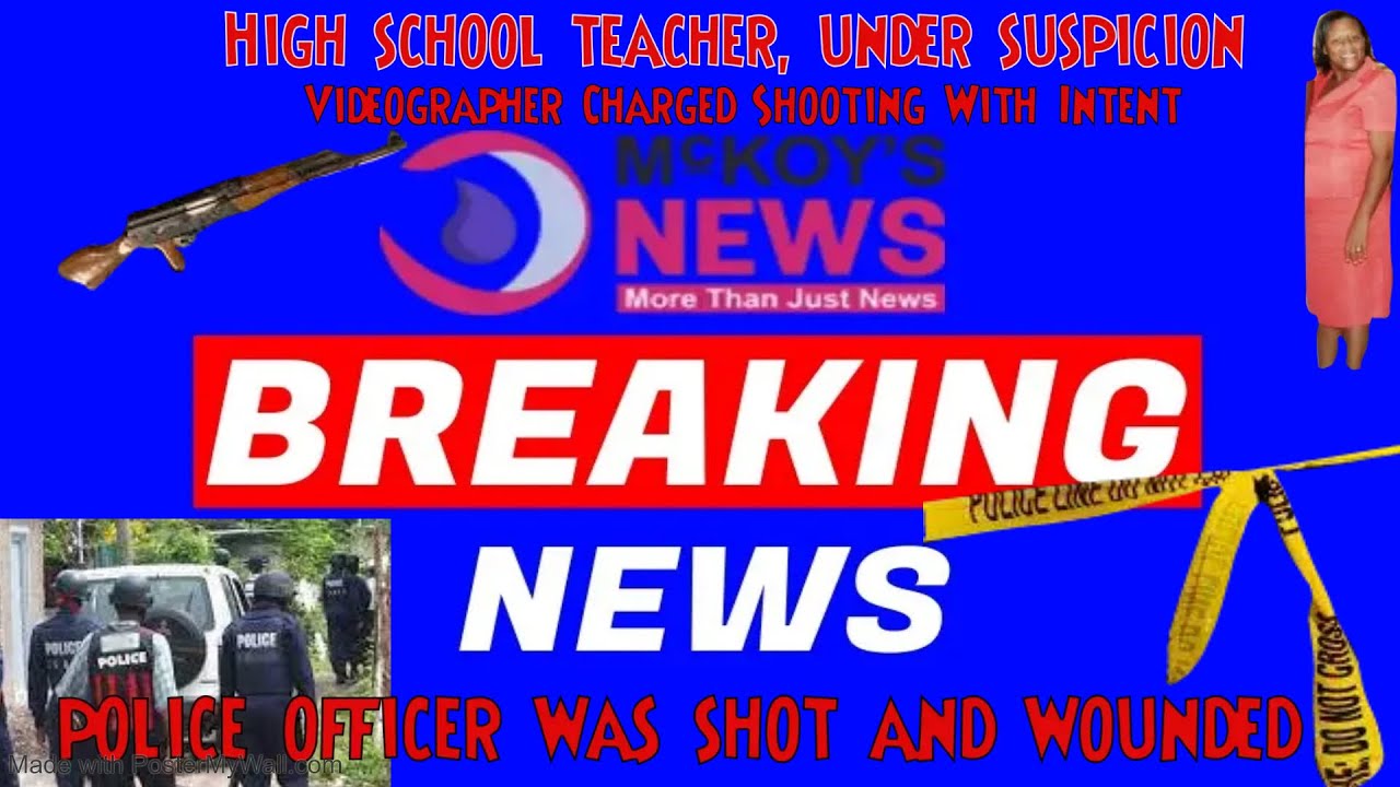 Police officer was shot wounded, High school teacher under suspicion
