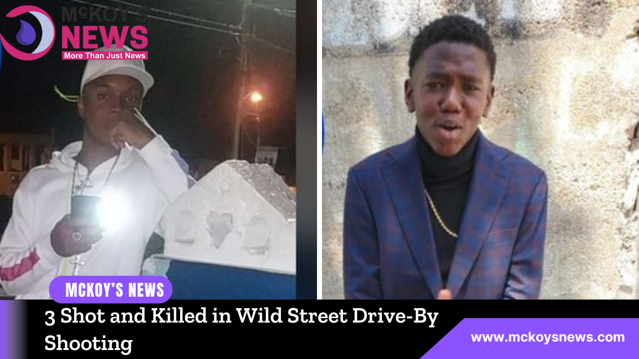 3 Shot and Killed in Wild Street Drive-By Shooting - McKoysNews