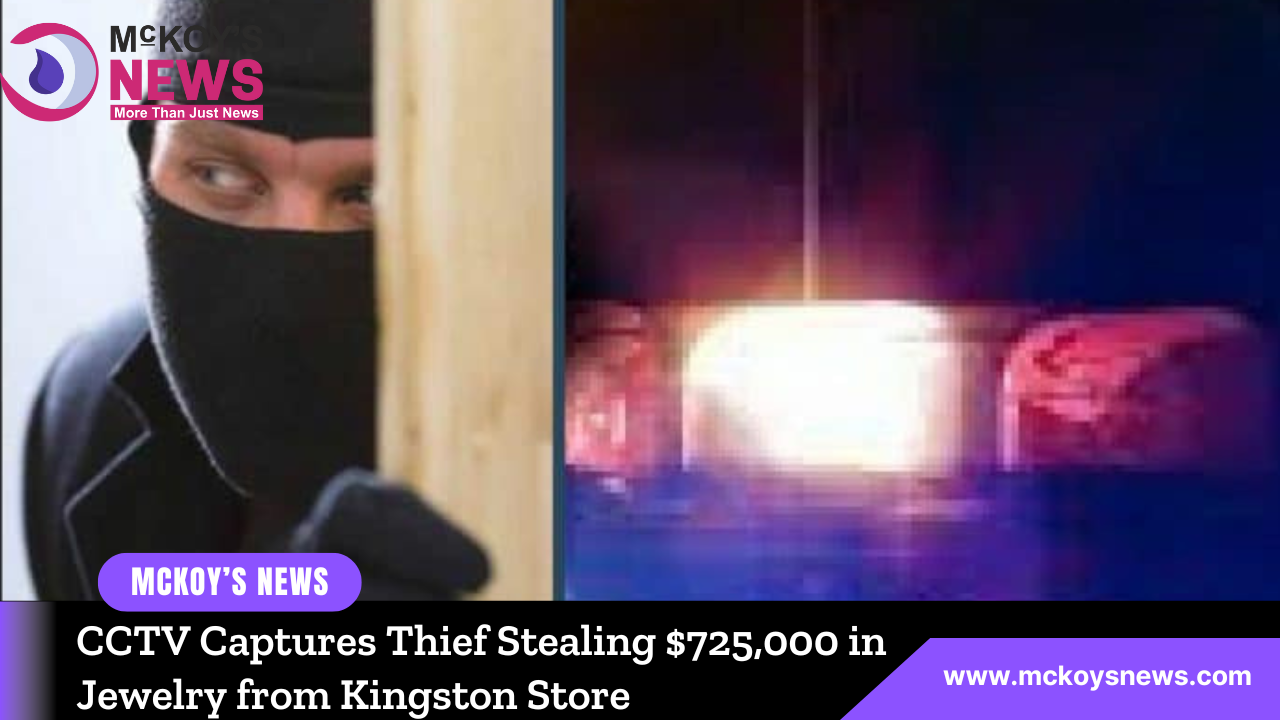 CCTV Captures Thief Stealing $725,000 in Jewelry from Kingston Store ...