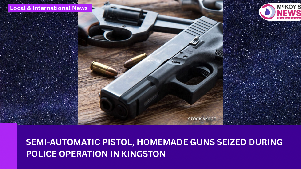 Semi-Automatic Pistol, Homemade Guns Seized During Police Operation in ...